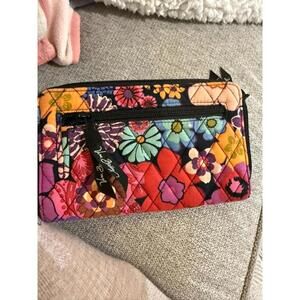 Vera Bradley Floral Rfid Wallet Floral Fiesta Pattern